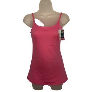 Sweet Nothings Womens Firm Control Tummy Toning Tank Top Medium Pink slimming